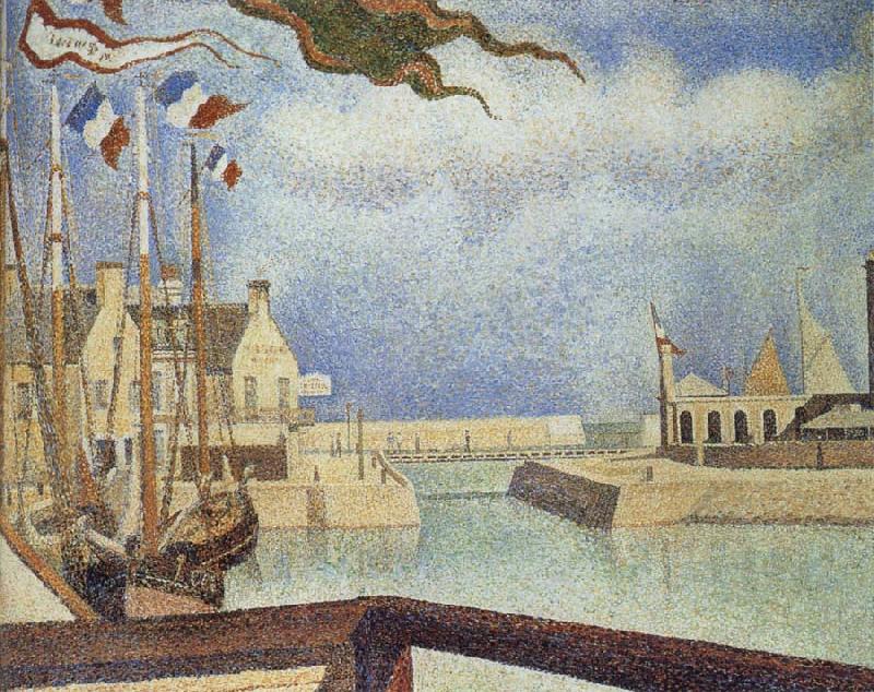 Georges Seurat The Sunday of Port en bessin